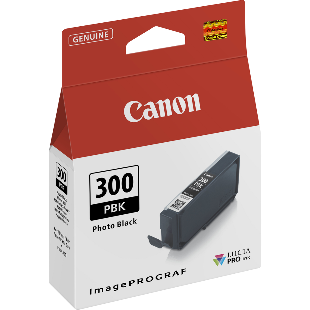 Canon PFI-300 / 4193C001 photo black ink cartridge, 303 pages