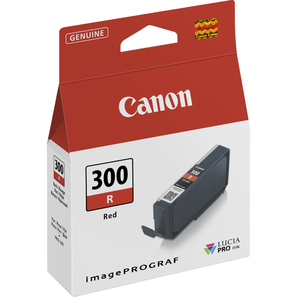 Cartouche d'encre Canon PFI-300 R / 4199C001 rouge