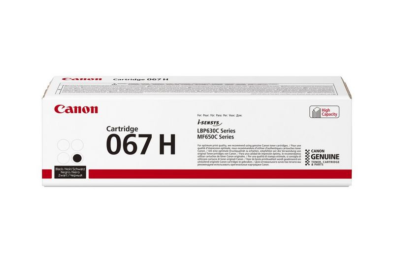 Toner Canon 067H / 5106C002 Schwarz XL, 3.130 Seiten