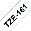 Brother TZe-161 / TZE161 laminated tape, black on clear, 36 mm x 8 m