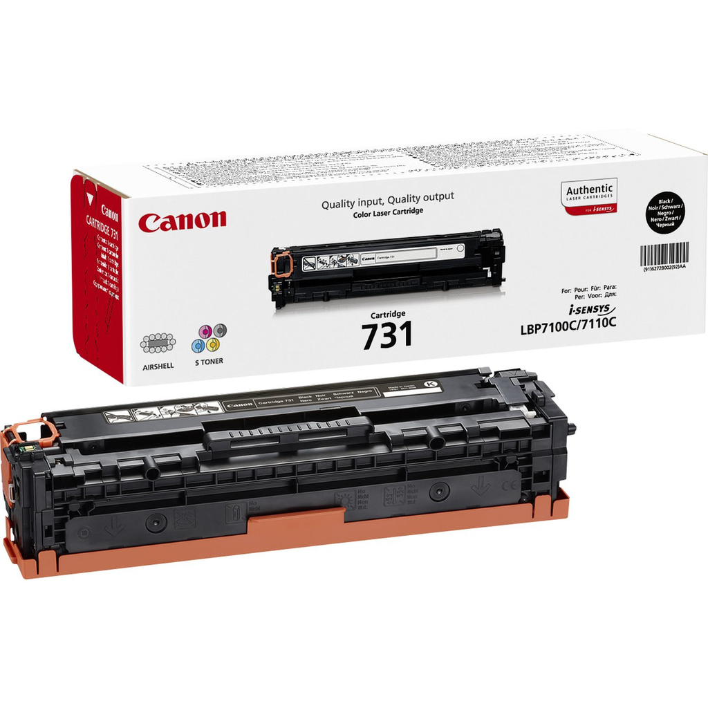 Toner Canon 731 / 6272B002 noir, 1 400 pages