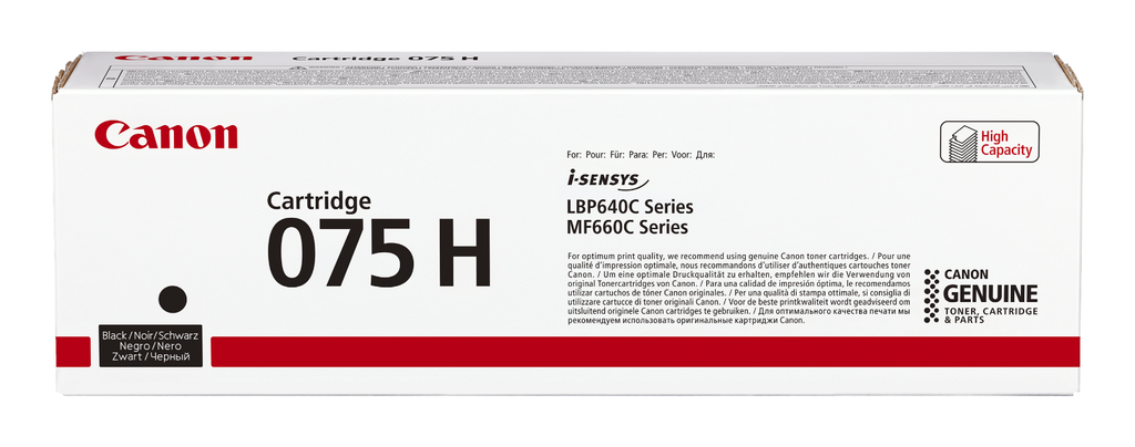 Canon 075H / 6369C002 black XL toner, 3,500 pages