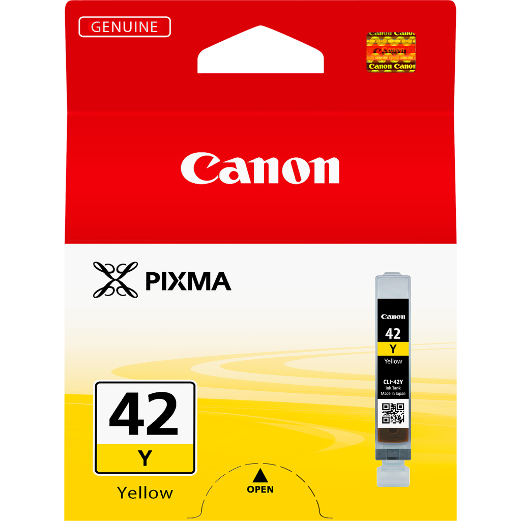 [6387B001] Cartouche d'encre Canon CLI-42Y / 6387B001 jaune, 284 pages