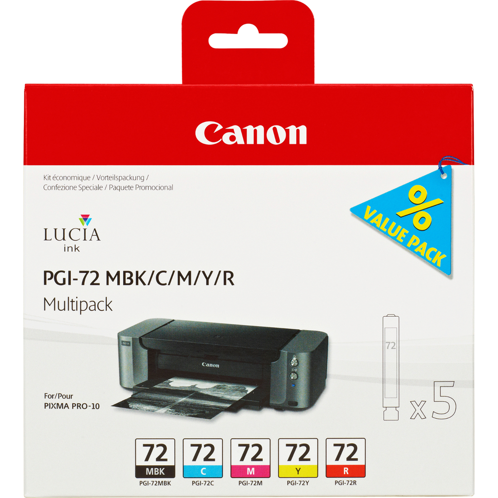 Canon PGI-72 / 6402B009 ink pack, 5 cartridges