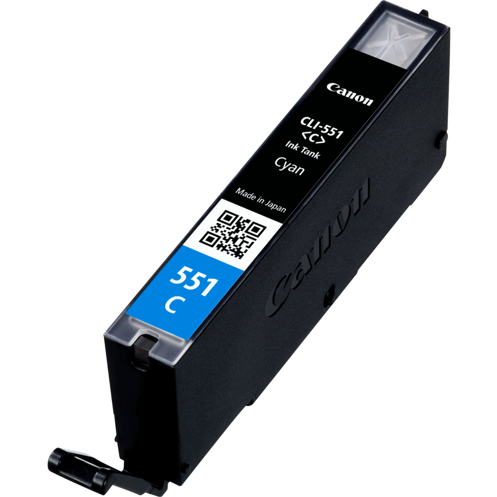 Cartouche d'encre Canon CLI-551C / 6509B001 cyan, 304 pages