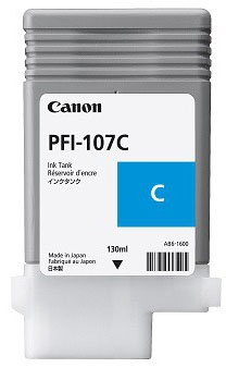 Canon PFI-107C / 6706B001 cyan ink cartridge