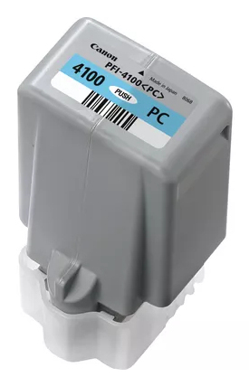 Canon PFI-4100 PC / 6781C001 photo cyan ink cartridge, 555 pages