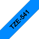 Brother TZe-541 / TZE541 laminated tape, black on blue, 18 mm x 8 m