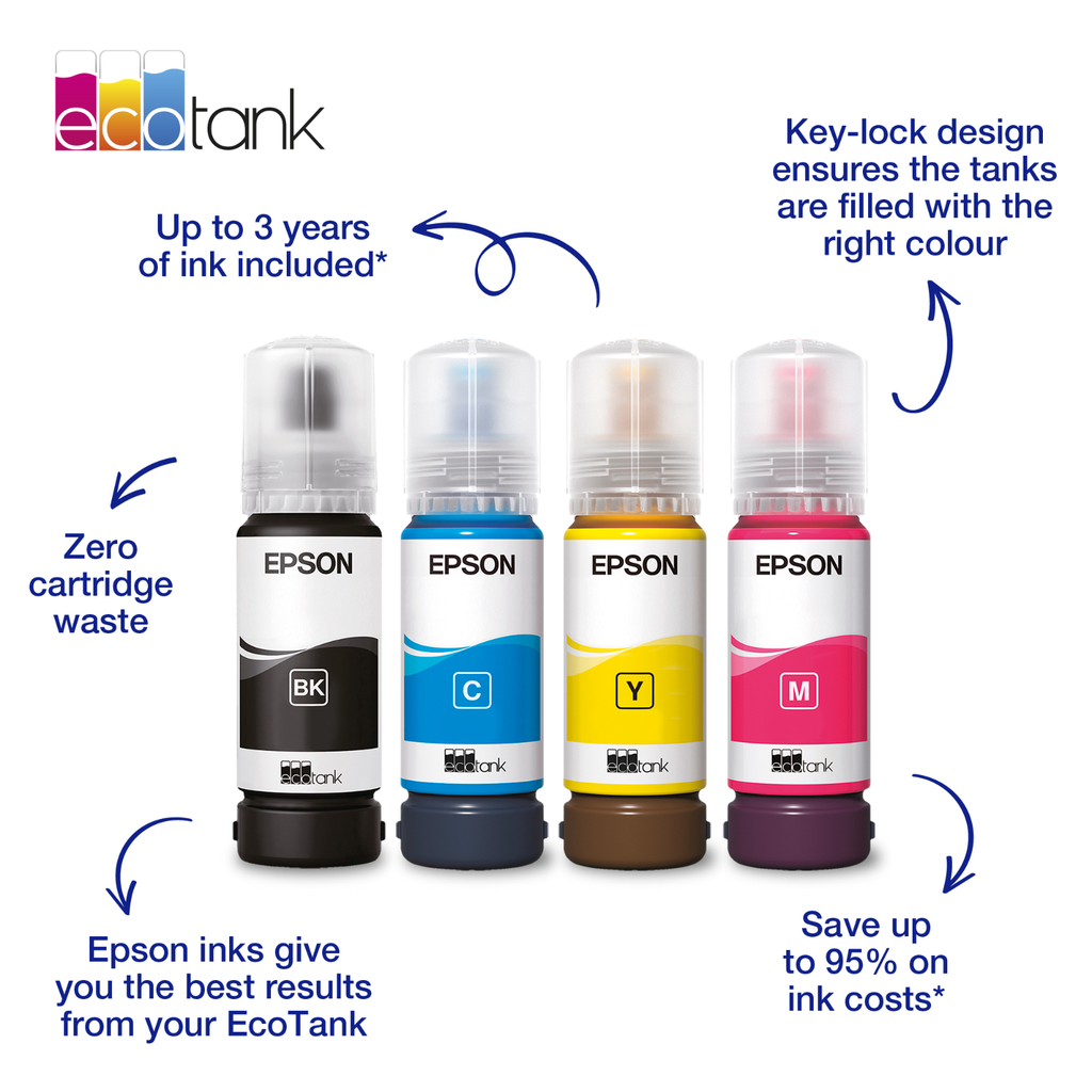 Epson 103 / C13T00S24A cyan ink bottle, 65 ml