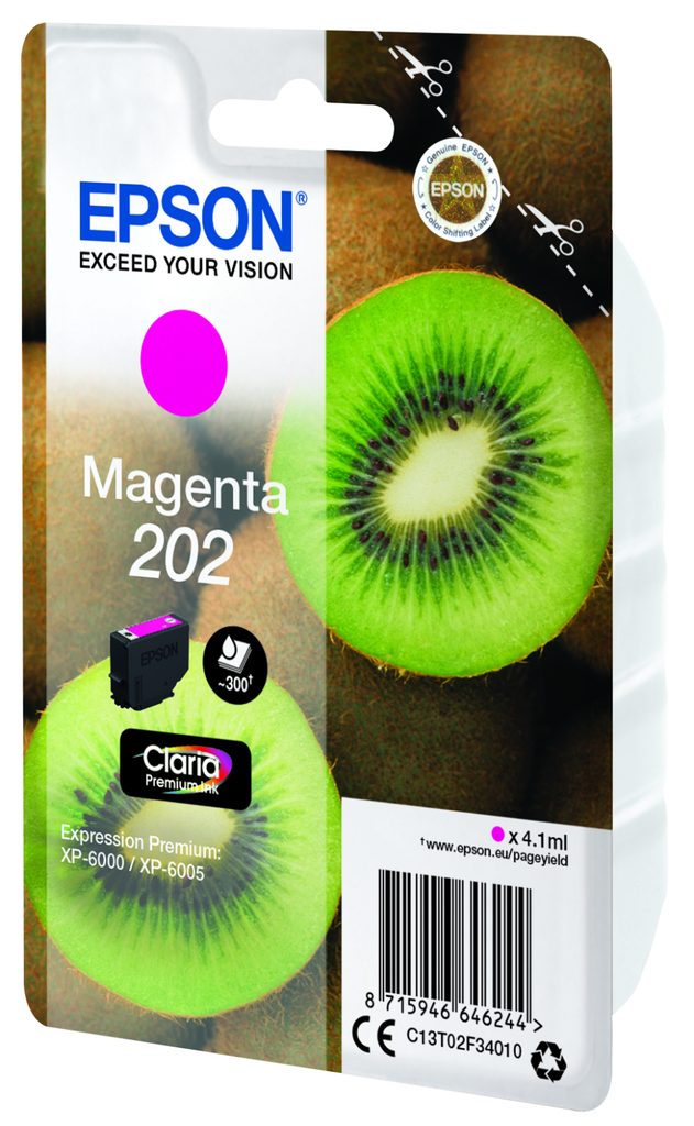 [C13T02F34010] Epson 202 / C13T02F34010 magenta ink cartridge, 300 pages