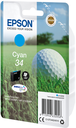 Epson 34 / C13T34624010 cyan ink cartridge, 300 pages