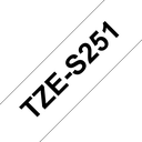 Ruban adhésif puissant Brother TZe-S251 / TZES251, noir sur blanc, 24 mm x 8 m