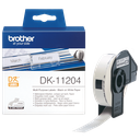 Brother Einzeletiketten DK-11204 / DK11204, schwarz auf weiß, 17 x 54 mm, 400 Etiketten