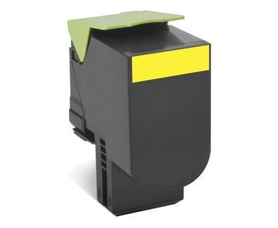 Lexmark 702Y / 70C20Y0 yellow toner, 1,000 pages