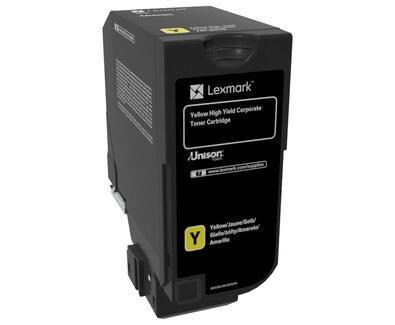 Toner Lexmark 74C2HYE jaune XXL