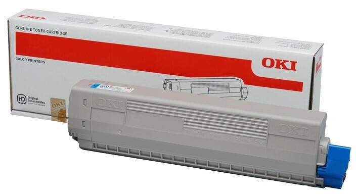 OKI 44844507 cyan toner, 10,000 pages