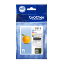 Brother Tinten-Multipack LC-3211VAL / LC3211VAL, 4 Farben, 200 Seiten