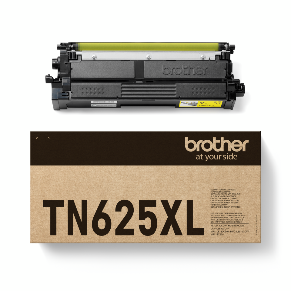 [TN625XLY] Toner Brother TN-625XLY / TN625XLY jaune XL, 4 500 pages
