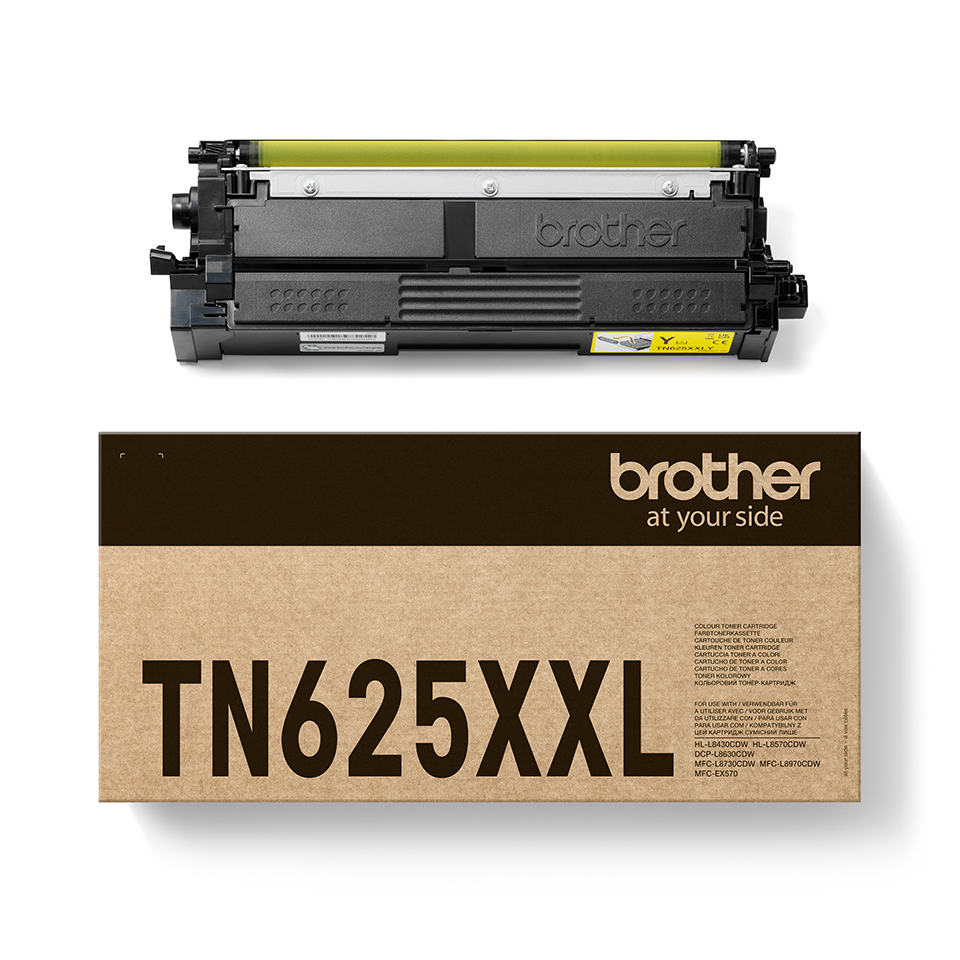 [TN625XXLY] Brother TN-625XXLY / TN625XXLY yellow toner XXL, 6,500 pages