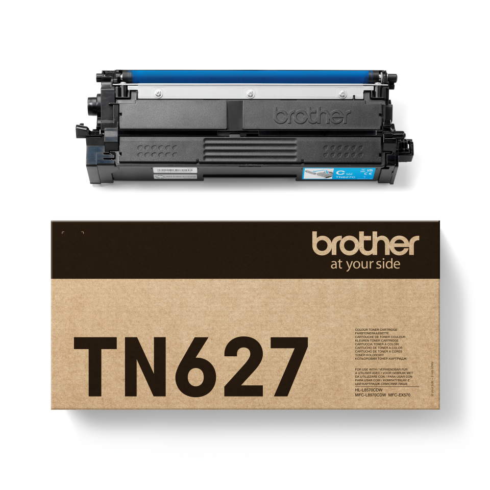 [TN627C] Brother TN-627C / TN627C cyan toner ultra high yield, 10,000 pages