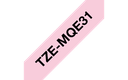 Brother Schriftband pastell TZe-MQE31 / TZEMQE31, schwarz auf pastellrosa, 12 mm x 4 m