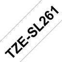Ruban auto-laminé Brother TZe-SL261 / TZESL261, noir sur blanc, 36 mm x 8 m