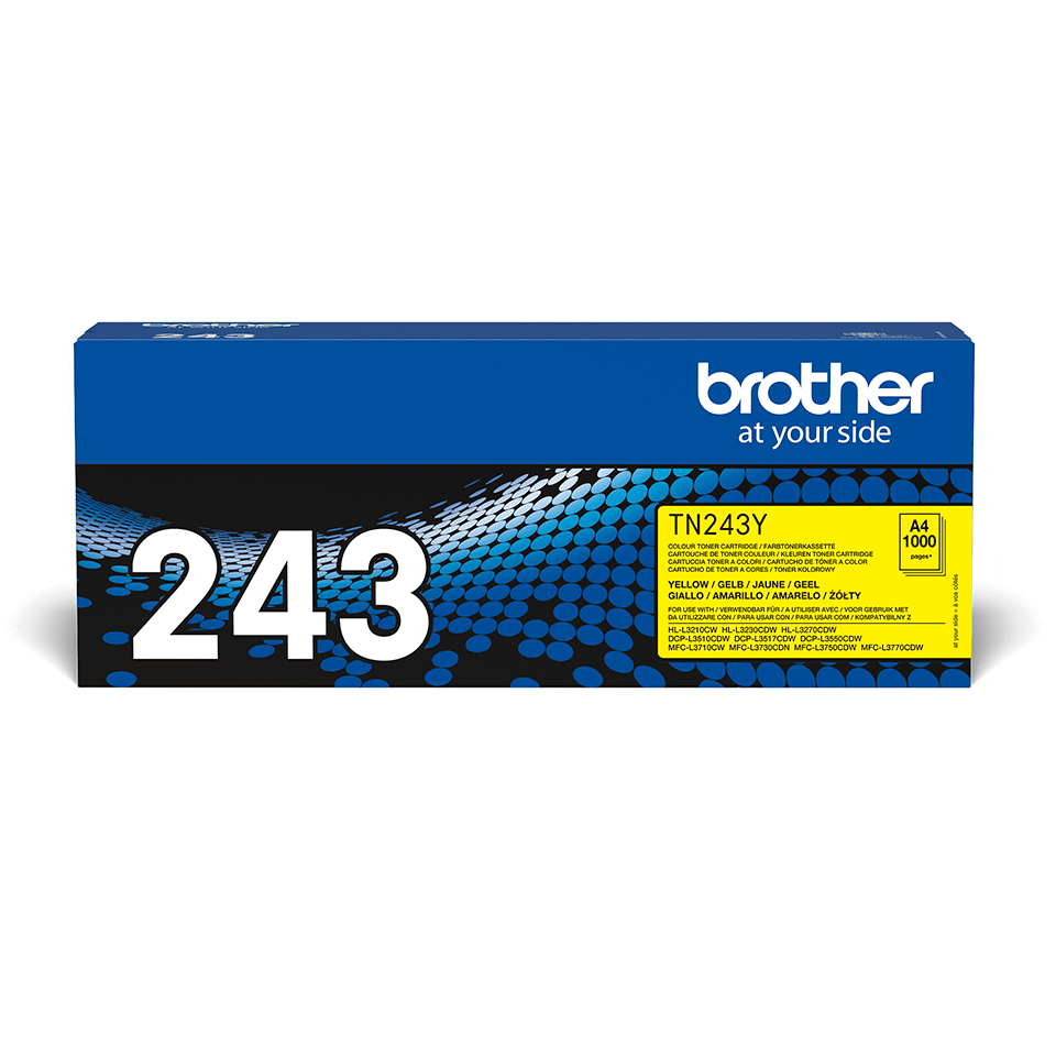 [TN243Y] Brother TN-243Y / TN243Y yellow toner, 1,000 pages