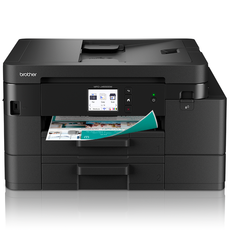 [MFCJ4550DW] Brother MFC-J4550DW Farbtintenstrahl-Multifunktionsgerät, A4, 20 Bilder/Min., Duplex, 400 Blatt, WLAN